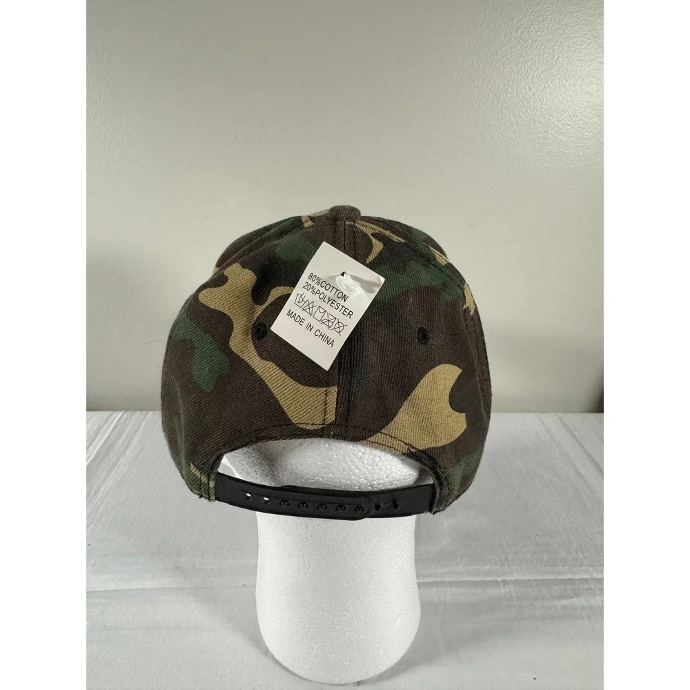 NWT New Century Camo Philadelphia Phillies Style P Snapback Hat Camouflage Cap